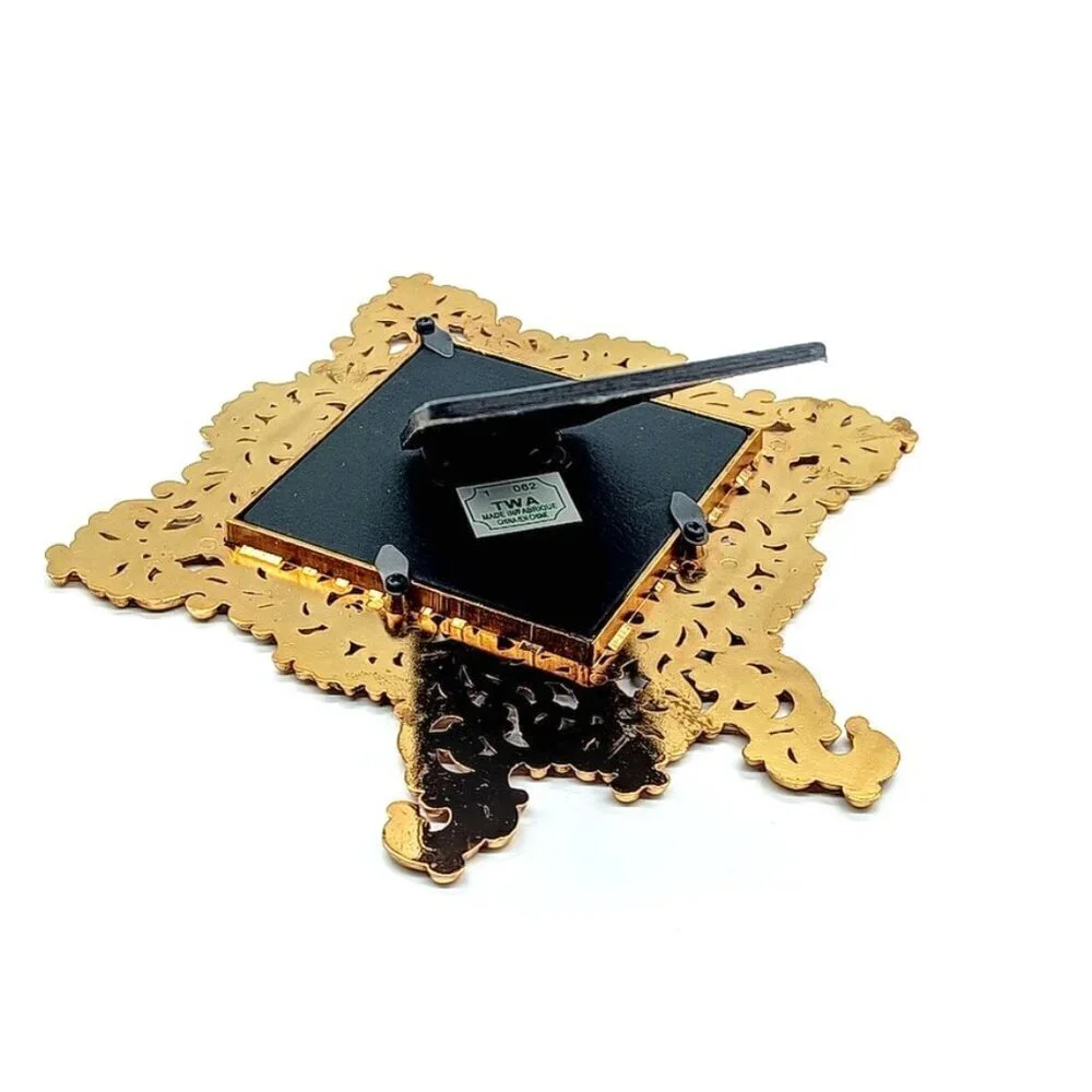 Bombay Gold Finish Filigree Metal Picture Frame